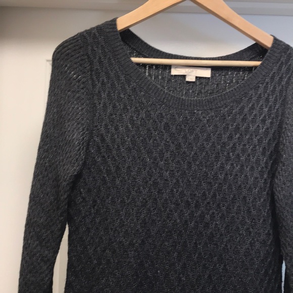 LOFT Dresses & Skirts - Loft Gray Sweater Dress